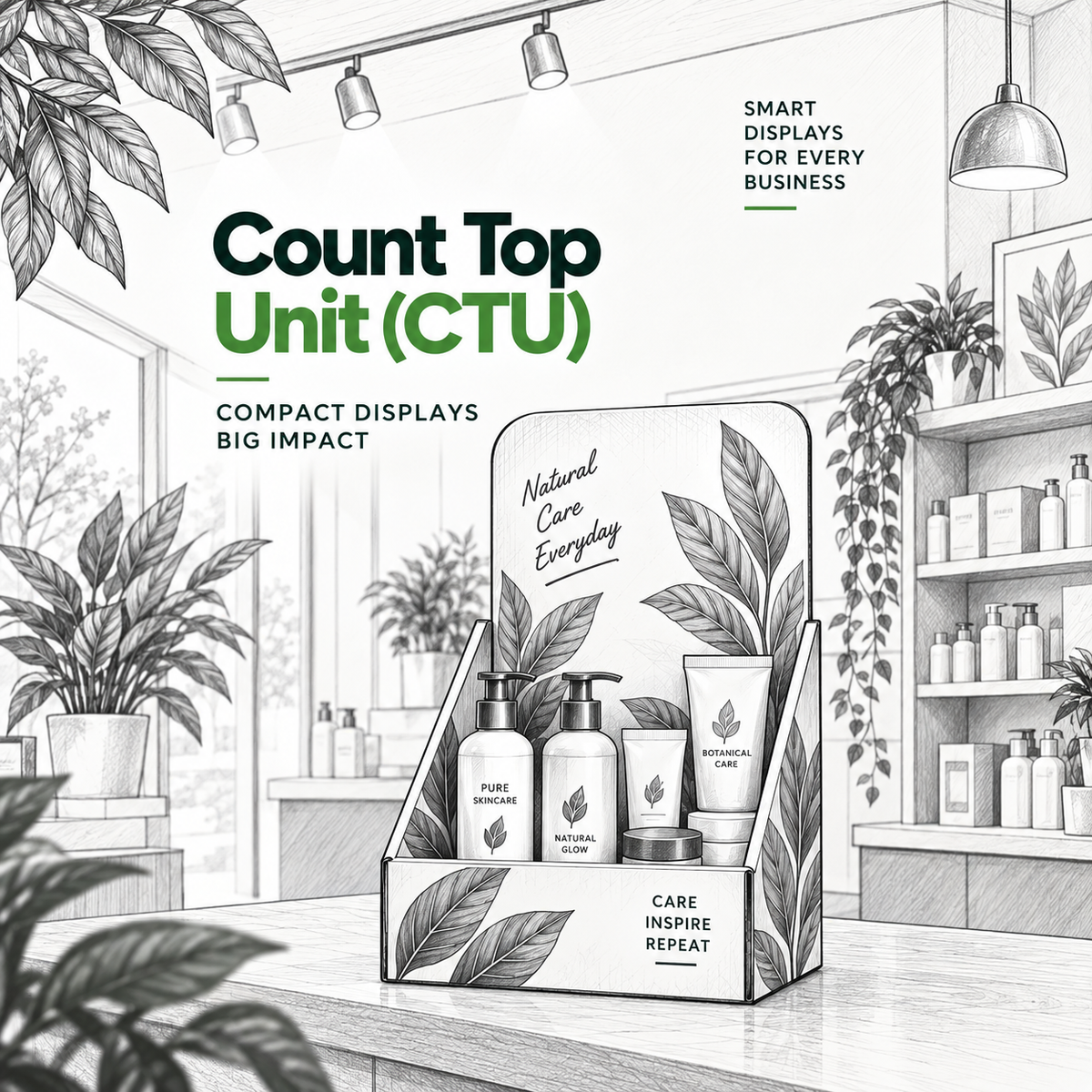 Counter Top Unit CTU retail display
