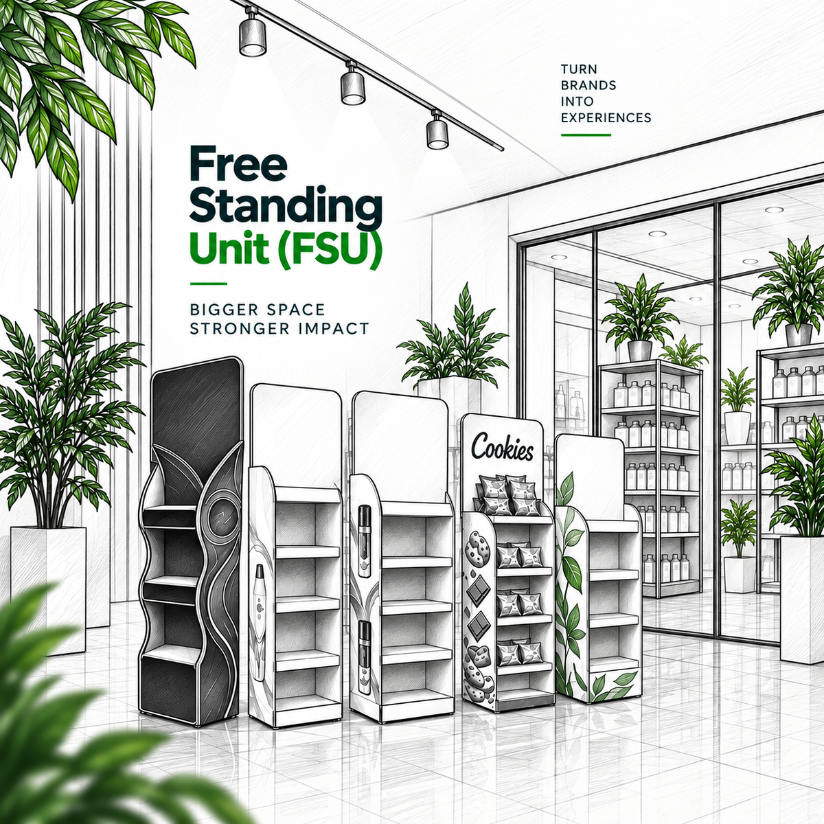 Free Standing Unit FSU retail display